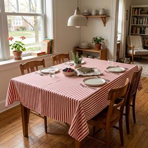 <span class=keywords><strong>Tovaglie</strong></span> <span class=keywords><strong>Eleganti</strong></span> Personalizzate con Motivo a Righe Stampato, per Matrimoni, Banchetti, Feste e Decorazioni da Giardino - Product Image 2