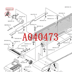 A040473 Noritsu QSS 2901 3000 3001 30103011ミニラボ用のオリジナルの新しいドライブギア