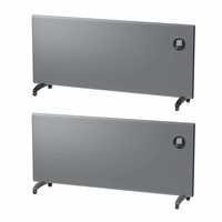 Chauffage infrarouge au cristal de carbone autoportant pour plafond, contrôlé par application et télécommande, portable, en métal, écoénergétique, classe 249 ft