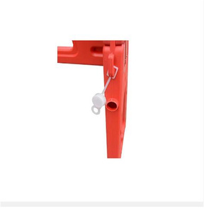 Barriera stradale di sicurezza flessibile riempita d'acqua del cantiere del supporto del triangolo portatile riflettente di plastica - Product Image 4