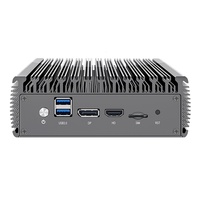 Mini PC Sin Ventilador OEM, Computadora Económica con Carcasa Metálica Integrada, Pen-tium N5000 Nuc, Mini PC Industrial con Windows 11