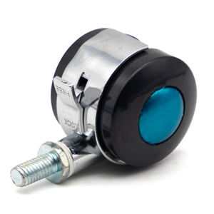 50 MM Twin 2-Zoll schwarz Nylon Möbel Lenkrad 30 kg Lade kapazität für Bürostuhl & Sofa Kranken häuser aus Kunststoff PP - Product Image 3