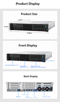 Haute qualité Hpe Proliant Dl380 Gen10/G10 2u Xeon Gold 6130 2 pièces Ddr4 64gb serveur en rack utilisé
