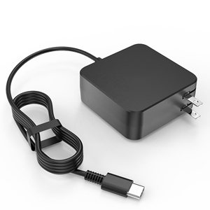 Chargeur universel USB C pour ordinateur portable 65W pour Lenovo Dell HP Asus Chromebook Samsung LG Gram <span class=keywords><strong>MacBook</strong></span> <span class=keywords><strong>Pro</strong></span> Type C Adaptateur d'<span class=keywords><strong>alimentation</strong></span> rapide Câble - Product Image 1