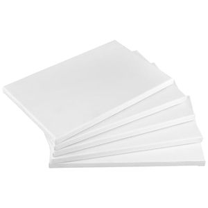 Toiles vierges blanches tendues en coton 100% de différentes tailles, 280 g/m², pré-encollées, pour peinture acrylique et à l'huile - Product Image 5