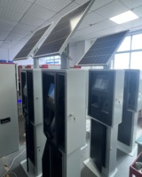 Fabricant de kiosques Kiosque de paiement pour stationnement de voiture avec système solaire Station de paiement pour l'extérieur Kiosques de paiement sans espèces IP65 IK07
