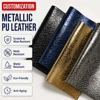 Cuir synthétique PU gaufré pour usage automobile, résistant à l'abrasion, pour chaussures et meubles