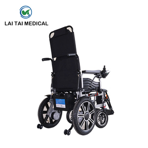Fauteuil roulant électrique pliable léger Offre Spéciale fauteuil roulant mobile portable pliable pour personne handicapée et âgée - Product Image 3