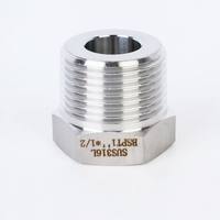 Bushing Hexagon Tekanan Tinggi Baja Tahan Karat dengan Ulir PT Berbagai Ukuran untuk Mesin dan Peralatan OEM /MeiMing CHB