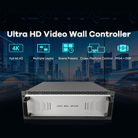 Contrôleur de mur vidéo Full 4K Ultra HD, processeur de raccordement, 8 canaux d'entrée/sortie, FPGA modulaire, matrice de commutation sans coupure