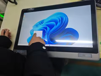 10.1 15.6 21.5 pouces écran tactile industriel pc Windows 11 RAM Intel 4G wifi et IC/ID RFID 1D/2D scan tout en un pc avec clavier