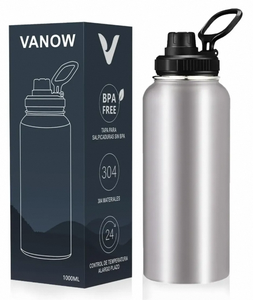 Borraccia termica in acciaio inox VANOW da 32 Oz, senza BPA, per esterni - Product Image 1