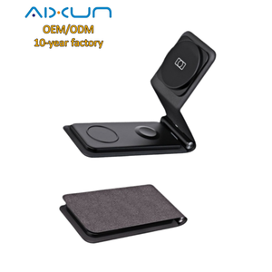 Derniers gadgets 2026 : Station de charge magnétique compacte et pliable 3-en-1 pour téléphone et montre - Product Image 1