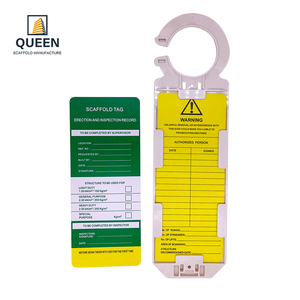 ป้าย<span class=keywords><strong>ตรวจ</strong></span>สอบนั่งร้านพลาสติกเพื่อความปลอดภัย, ชุดป้ายติด<span class=keywords><strong>นั่งร้าน</strong></span>แบบพิมพ์ได้, ป้ายเตือนนั่งร้าน - Product Image 6