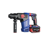 Marteau perforateur sans fil 21V sans balais 26mm SDS Plus 5000BPM 8Ah Lithium 3 en 1 pour béton et maçonnerie