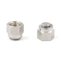 Bouchon d'obturation en acier inoxydable de type P à double ferrule plaqué 316L, résistant à la corrosion, pour instrumentation