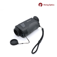 384x288/640x512 Resolusi Tinggi NETD25mk 1-8x Zoom Digital Monokuler Pencitraan Termal Pengukur Jarak Laser Deteksi 1200m IP67