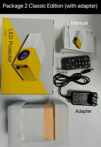 Projecteur multimédia intelligent Redmi Mini portable Home cinéma LED LCD de poche Nouveau Android 11 480P Haut-parleurs intégrés <span class=keywords><strong>150</strong></span> Lumens 8 <span class=keywords><strong>Go</strong></span> - Product Image 5