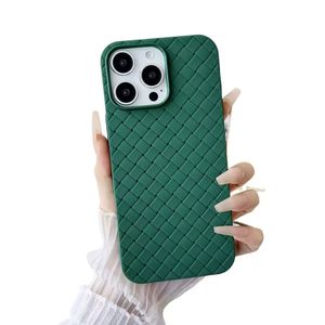 Offre Spéciale bon <span class=keywords><strong>prix</strong></span> <span class=keywords><strong>mat</strong></span> fin tissé motif mince étui de téléphone en TPU pour iPhone 17 Pro Max housse antichoc - Product Image 1