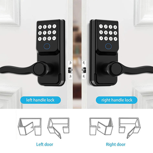 Tuya WiFiスマートロック、生体認証デジタルコンビネーション指紋パスワードTtlockスマートドアロック（木製・金属製ドア用） - Product Image 5