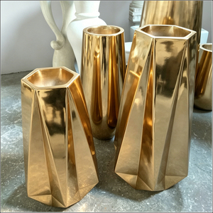 Maceta Creativa para el Hogar, Redonda y Rectangular, Florero para Decoración de Interiores, Exteriores, Jardín y Hogar - Product Image 3