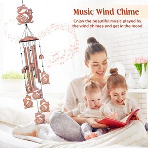 Frog Wind Chimes Outdoor Frog for Women/Men/Mom/Wife/Grandma Birthday <b>Gifts</b> <b>Memorial</b> <b>Gift</b> Metal WindChime - Product Image 4