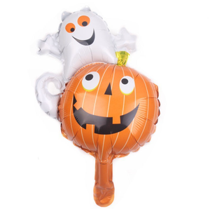 Mini <span class=keywords><strong>Halloween</strong></span> thème feuille ballon citrouille fantôme araignée <span class=keywords><strong>squelette</strong></span> chauve-souris hibou sorcière en forme de feuille ballons pour <span class=keywords><strong>Halloween</strong></span> fête déco - Product Image 3