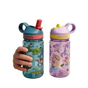 Mini <span class=keywords><strong>Vaso</strong></span> Antiderrames para Niños con Diseño de Dibujos Animados, Boquilla Plegable, Opciones de Color, Logotipo y Empaque Personalizados - Product Image 3