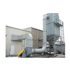 Galvanized Steel Large Air Volume Fan Pipe Custom Woodworking Central Purification Dust Air Filtration System Dust Collector