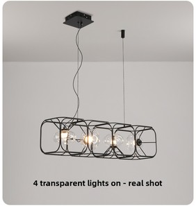 Russie moderne pour plafond suspendu <span class=keywords><strong>Tetris</strong></span> Lustre de luxe Luminaires suspendus de taille moyenne Hauteur réglable pour le salon - Product Image 5