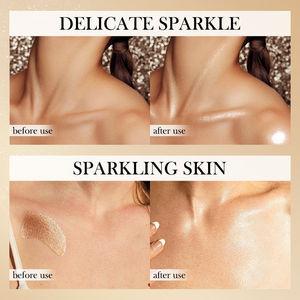 Huile Corporelle Scintillante MLM Effet Lumière Privée, Huile de Corps Luxe Pailletée Légère Éclaircissante pour le Corps - Product Image 2