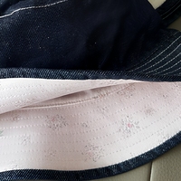 Chapeau bob en jean réversible avec doublure florale |   Casquette pliable avec logo personnalisé brodé |   Chapeau décontracté d'extérieur OEM pour marques