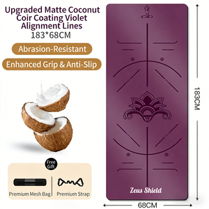 Tapete de <span class=keywords><strong>Yoga</strong></span> de Alta Calidad, de Caucho Natural y PU, 5mm de Grosor, Suave, Ecológico, <span class=keywords><strong>Antideslizante</strong></span>, con Logotipo Personalizado, 183cm de Longitud, para Práctica de <span class=keywords><strong>Yoga</strong></span> en Gimnasio - Product Image 1