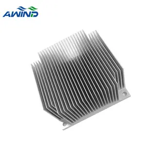 Produsen heatsink ekstrusi murah Tiongkok profil aluminium kualitas tinggi server heatsink sirip pin 100x80