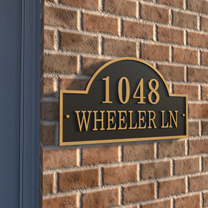 Bãi cỏ gắn địa chỉ mảng bám, cá nhân hình chữ nhật số nhà mảng bám, hiển thị địa chỉ của bạn và dấu hiệu tên đường phố - Product Image 4