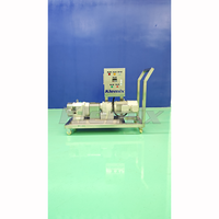 Pompe rotative à lobes sanitaire en acier inoxydable 2,2 kW 220 V 500 L, pompe de transfert mobile à rotor pour liquides alimentaires et cosmétiques