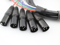 Kabel ular profesional dalam kabel audio & video 50 meter, kabel kawat manajer 32 saluran dengan kotak panggung audio32 24 saluran