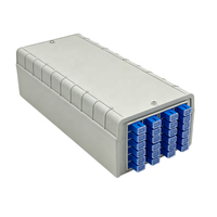 Boîtier de terminaison de fibre optique 24 cœurs SC UPC en plastique ABS, montage mural ou sur bureau, pour distribution FTTH
