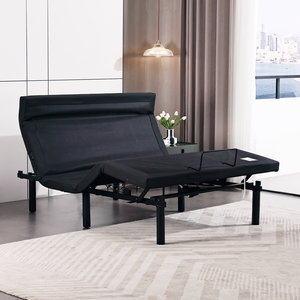 Cama de Hospital de Lujo para Cuidado de Ancianos, Eléctrica y Ajustable, para Residencias Médicas, con Doble Motor, Anti-Ronquidos, Fácil de Montar, para Discapacitados - Product Image 1