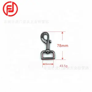 26mm Zinc Alloy Dog Buckle Pet Traction Rope Hook Buckle Luggage Hardware Accessories