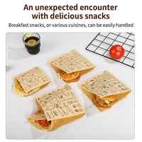 Papier alimentaire anti-graisse très vendu pour emballer les sandwichs et les burgers, résistant à l'huile et imperméable