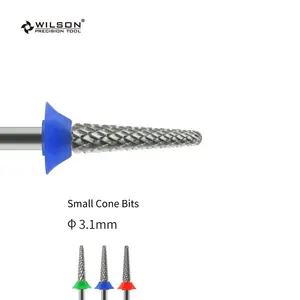 3.1mm Small Cone Bits Well Sun Professional All In 1 2.35mm 3/32 Grinding Carbide Nail Bit