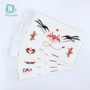 2025 ultimi <span class=keywords><strong>tatuaggi</strong></span> temporanei colorati realistici Body Art fiore spalla collo succube vita clavicola <span class=keywords><strong>tatuaggi</strong></span> temporanei - Product Image 3