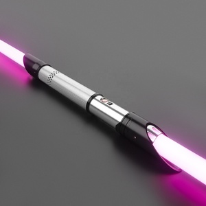Spada Laser Nexussabers per Duelli Pesanti, RGB, Oscillazione Fluida, Impugnatura in Metallo, Doppia Lama, Katana della Forza Jedi per Allenamento e Cosplay - Product Image 3