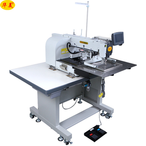 Machine à coudre industrielle programmable à plat, informatisée, haute vitesse, à aiguille simple, pour le sport et le cuir, de la marque HUAMEI - Product Image 3