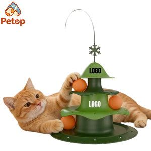 Giocattolo Interattivo per Gatti Petop Factory, Piattaforma Girevole con Design Cartoon, Allevia la Noia e l'Ansia dei Gatti da Interno - Product Image 1