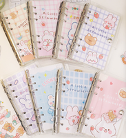 Carnet spirale mignon à l'effigie d'animaux, papeterie créative coréenne pour étudiants, couverture en PVC et papier, petit bloc-notes portable et frais
