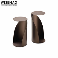 WISEMAX FURNITURE Table basse intelligente au design italien Mobilier de maison Table centrale en acier inoxydable pingouin pour le salon
