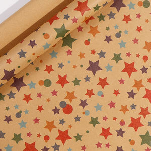 New Design <b>Kids</b> Birthday Kraft Printing Gift <b>Wrapping</b> <b>Paper</b> 43*300 cm 4 Roll a Set Wrap <b>Paper</b> Packaging - Product Image 6