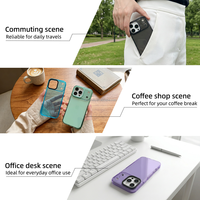 Étuis de téléphone portable personnalisés en TPU TPE, étuis de luxe antichoc transparents avec logo personnalisé pour iPhone 18 17 16 15 Pro Max
